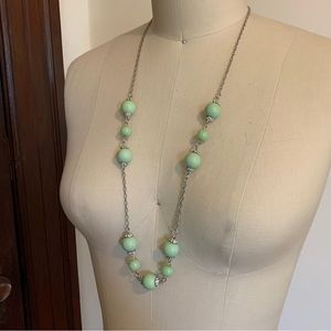 Long beaded necklace